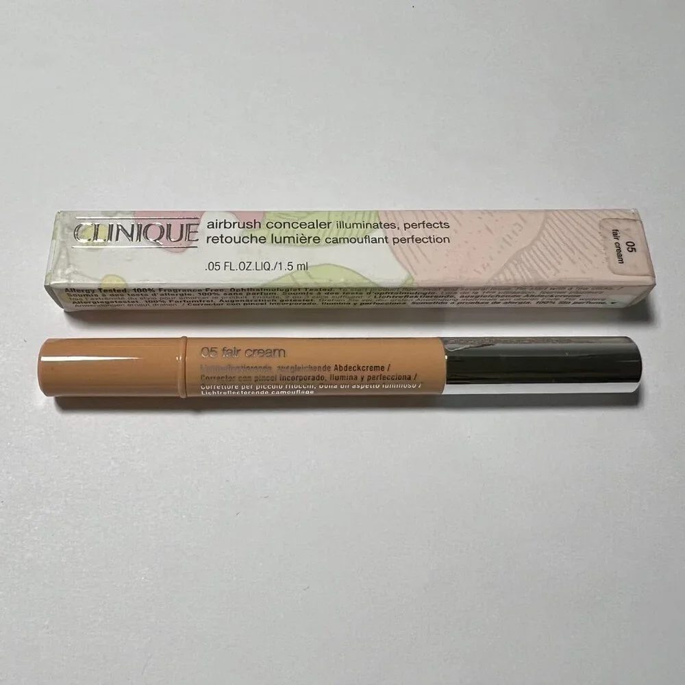 Clinique Airbrush Concealer Shade 05 Fair Cream Full Regular Standard Size